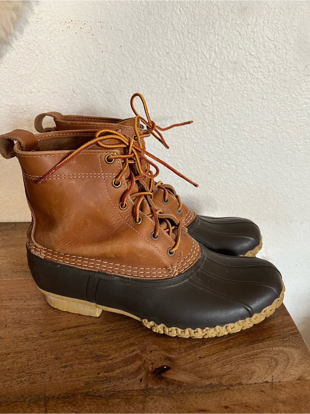 L.L. Bean Bean Boots Waterproof Gore-Tex Thinsulate Brown Hunting Duck Men’s 10